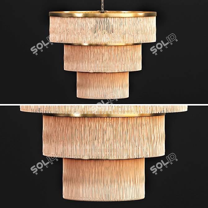 Sophisticated Modern Lampshade 3D model image 1