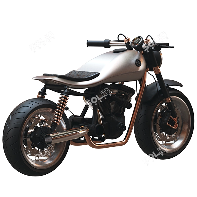 Sleek Moto Design: Singletracker 3D model image 2