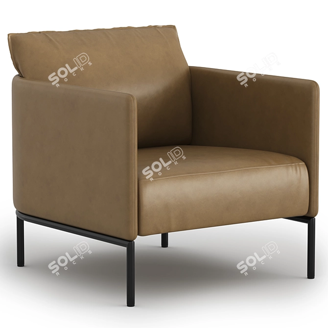 Slettvoll Piet Accent Chair 3D model image 1