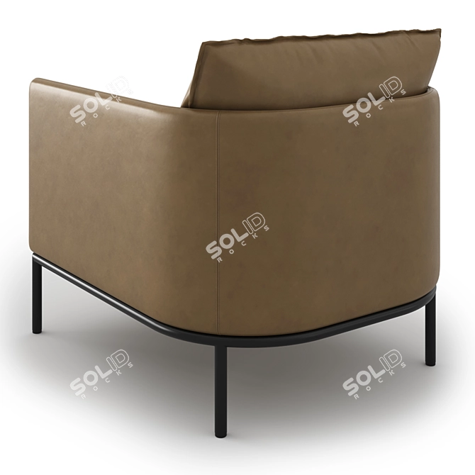 Slettvoll Piet Accent Chair 3D model image 2