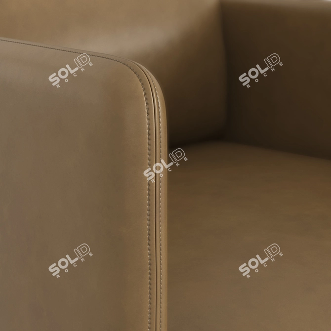 Slettvoll Piet Accent Chair 3D model image 3