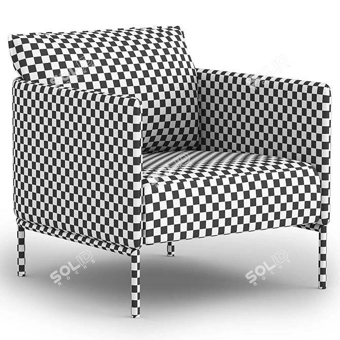 Slettvoll Piet Accent Chair 3D model image 5