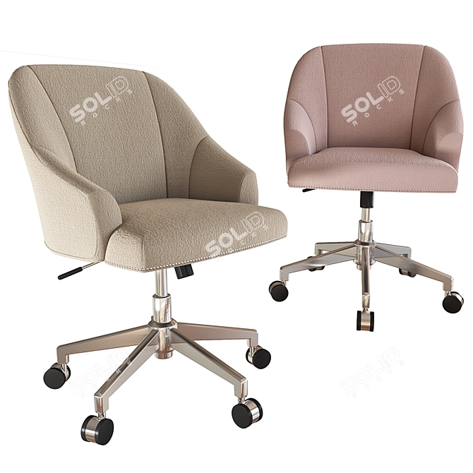 Serta Leighton Office Chair: Stylish and Comfortable 3D model image 1