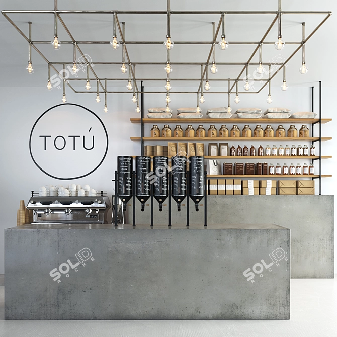 Totu Cafe: High-Quality 3D Model 3D model image 5