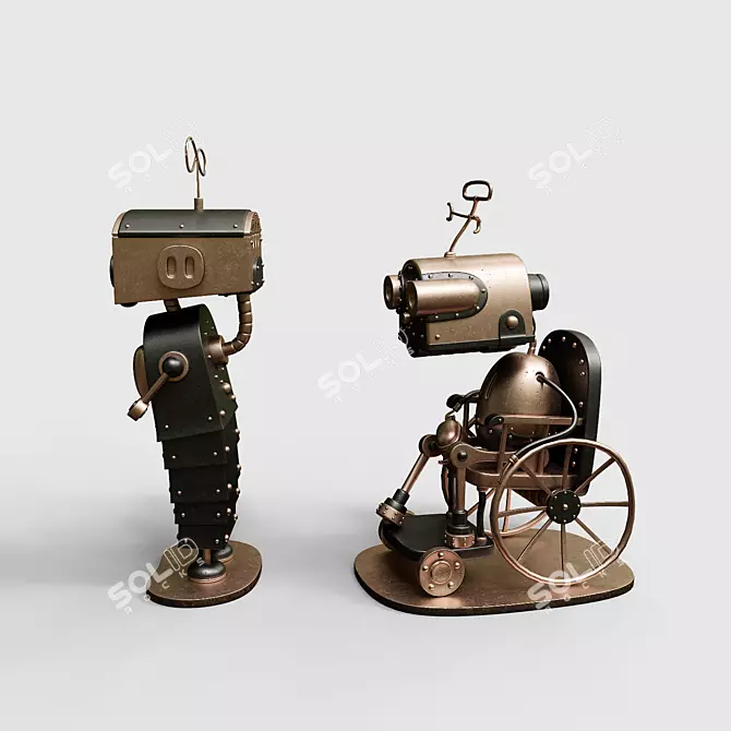 Mechanical Figurines: Machinarium Vol 3 3D model image 2