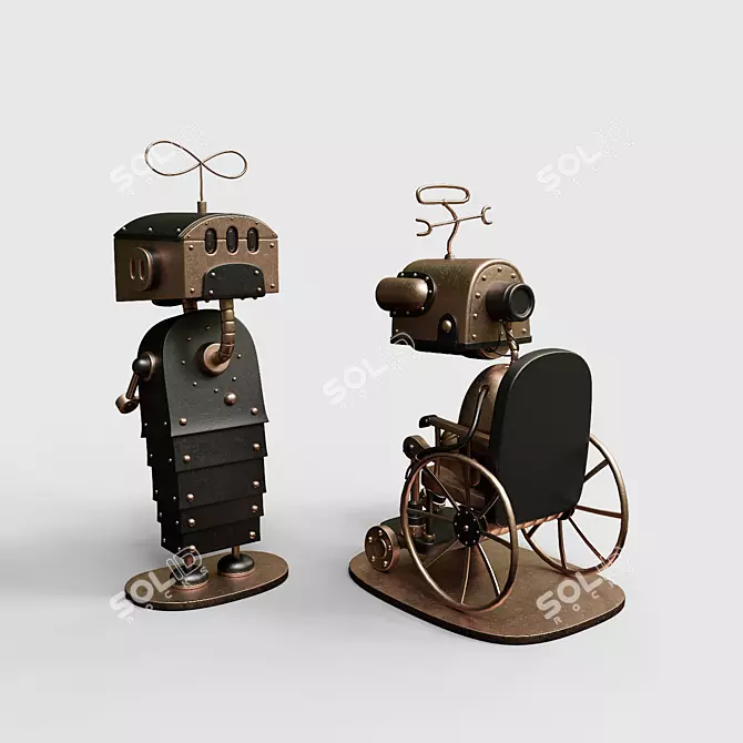 Mechanical Figurines: Machinarium Vol 3 3D model image 3