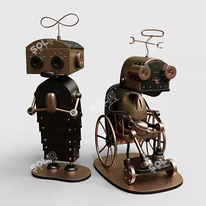 Mechanical Figurines: Machinarium Vol 3 3D model image 6