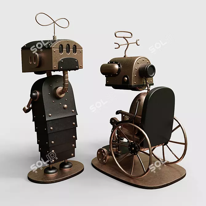 Mechanical Figurines: Machinarium Vol 3 3D model image 8