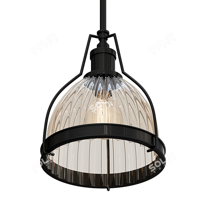 Elegant Giuseppina Pendant 3D model image 1