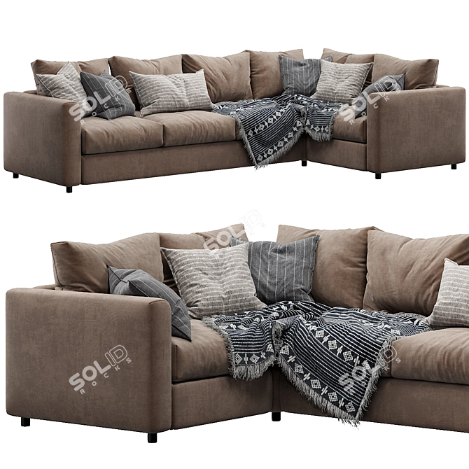 Ikea Vimle - Stylish and Versatile Sofa 3D model image 1