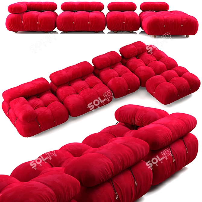 B&B Italia Camaleonda Modular Sofa 3D model image 1