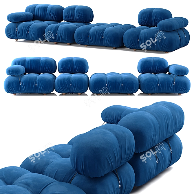 Modern Modular Camaleonda Sofa 3D model image 1