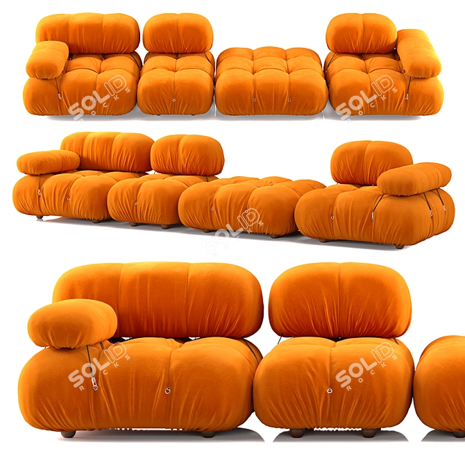 Modern Modular Camaleonda Sofa 3D model image 3