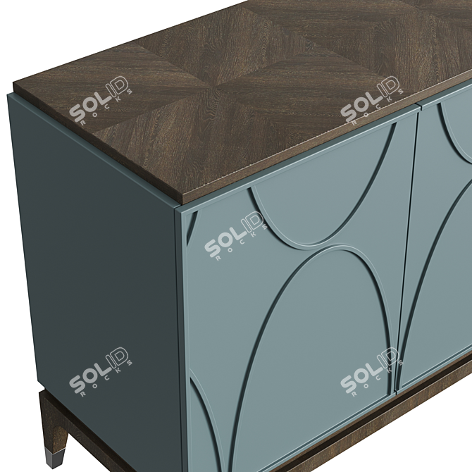 Majorelle Chest of Drawers 3D model image 2