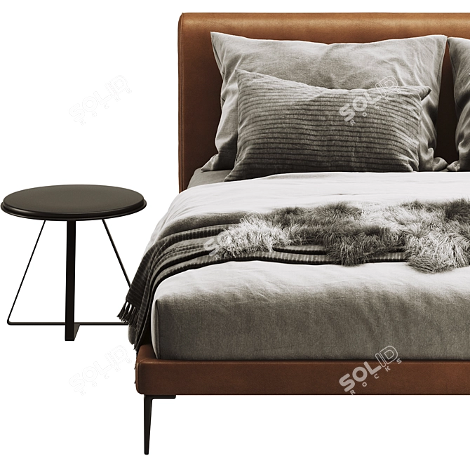 Modern BoConcept Arlington Bed 3D model image 2