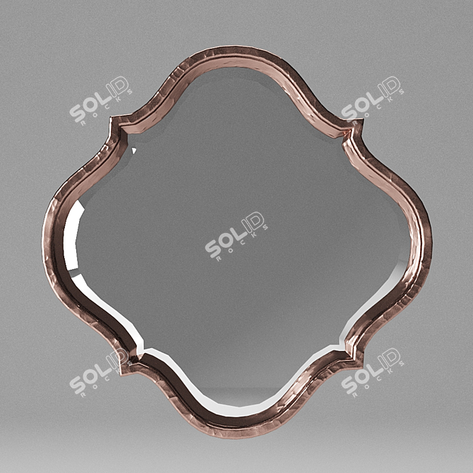 Elegant Kasbah Mirror: a Stylish Decor Accent 3D model image 5