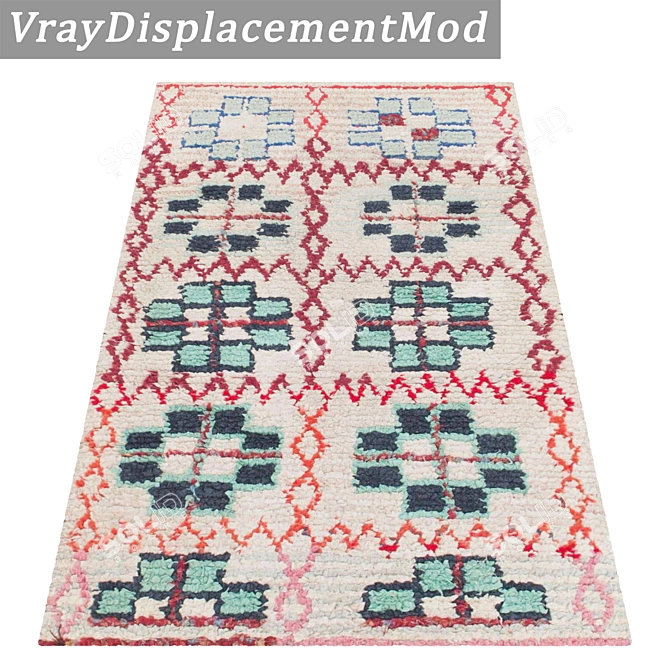 Luxury Carpet Set 2027 3D model image 3