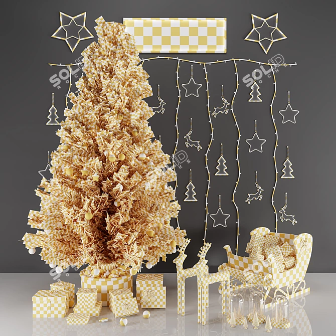 Christmas Decor Set 3D model image 5