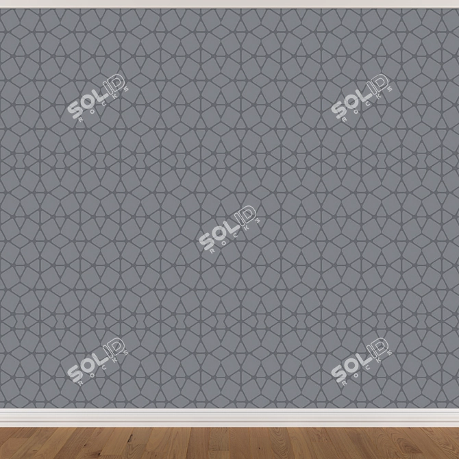 Seamless Wallpaper Set (3 Colors) 3D model image 3