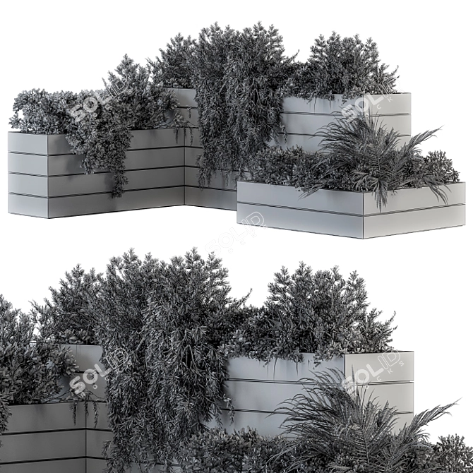 Green Thumb Plant Box Set 3D model image 5