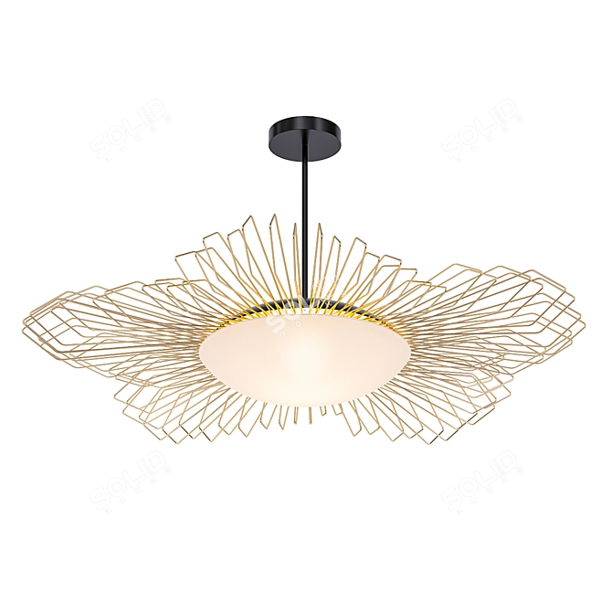 Flower Power LED Pendant 3D model image 1