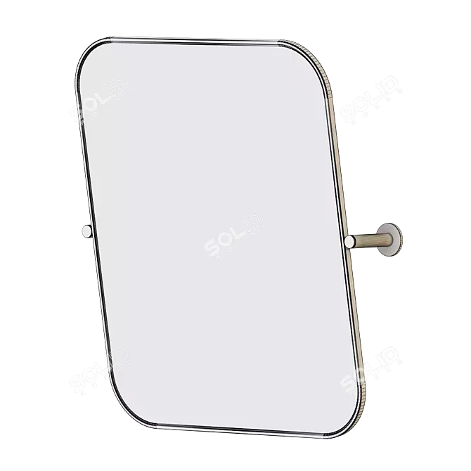 Adjustable Pivot Wall Mirror 3D model image 4