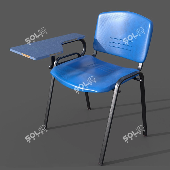 ComfortPlus School Chairs 3D model image 1