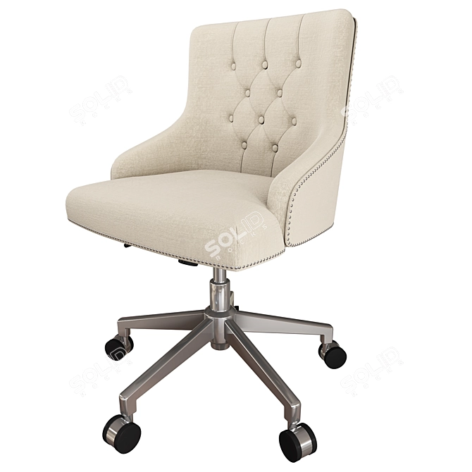 Modway Regent Tufted Office Chair 3D model image 3