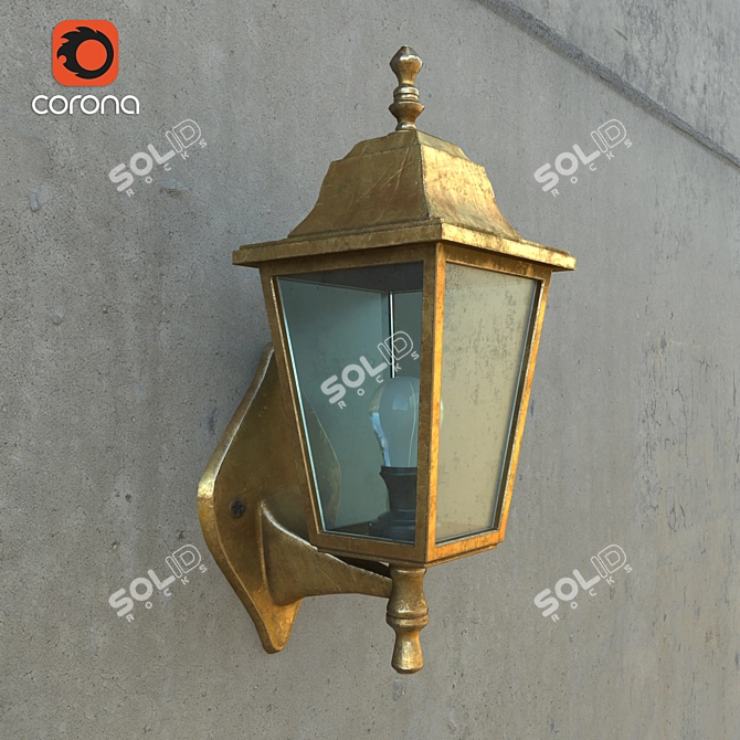 Modern Duwi Street Light Lamp 3D model image 4