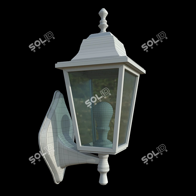 Modern Duwi Street Light Lamp 3D model image 5