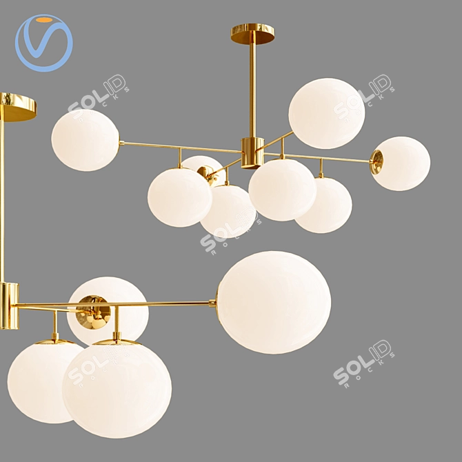 CUICANH Classic Ceiling Fan 3D model image 1