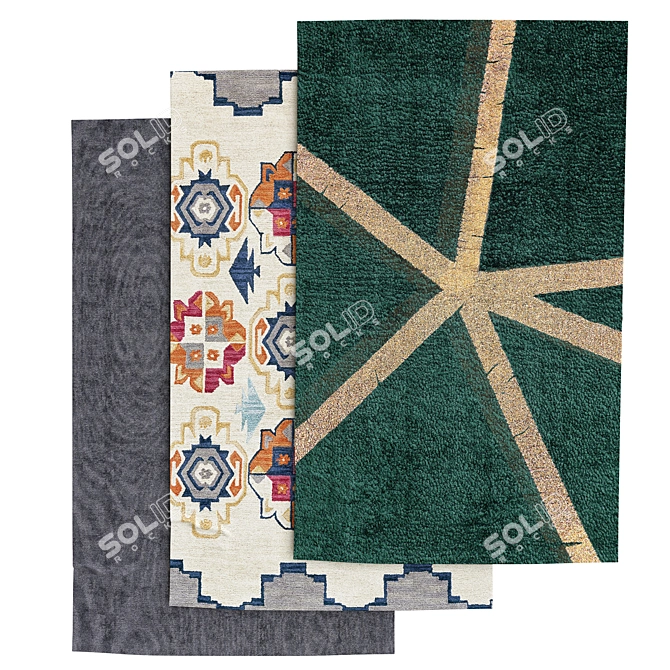 3D Max Rugs: Unique Designs 3D model image 1