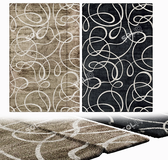 Elegant Interior Carpets 3D model image 2