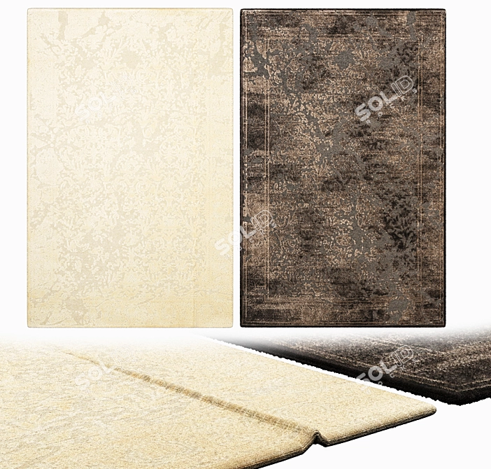 Elegant Interior Carpets 3D model image 2