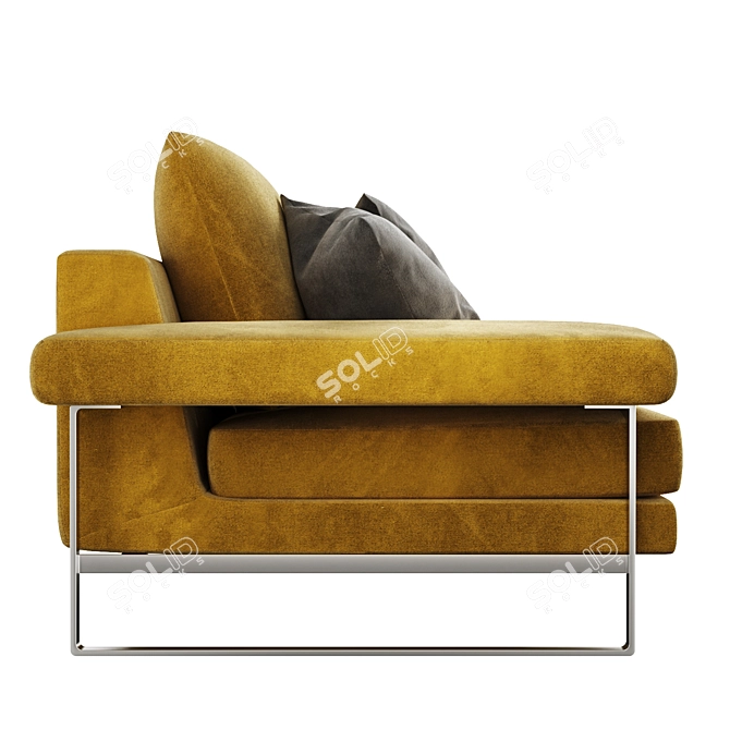 Arketipo Ego 2-Seater Sofa: Excessive Comfort and Subtle Personality 3D model image 3