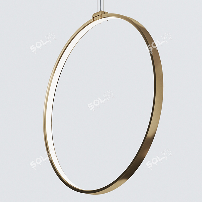 Delta Light Superloop Pendant LED Lamp 3D model image 2