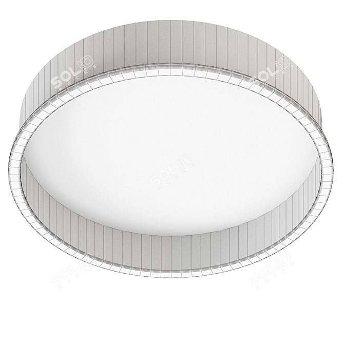 Sleek LED Recessed Lamp 3D model image 3