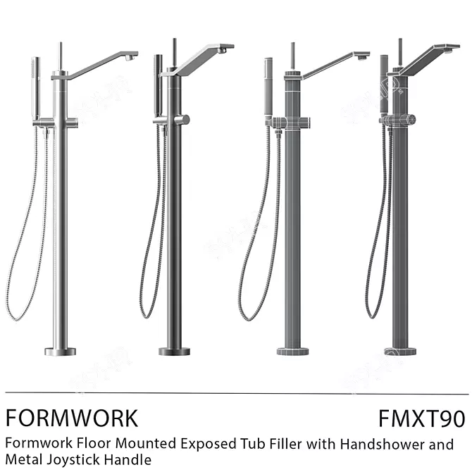 Floor Mixer Formwork: Efficient and Versatile 3D model image 1