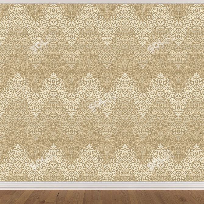 Seamless Wallpaper Set - 3 Colors 3D model image 2