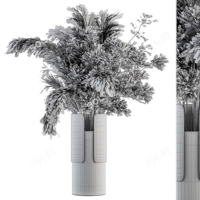 48 Dry Plants Bouquet 3D model image 5