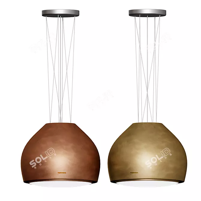 Sophie Lamp: Stylish Pendant Hood 3D model image 3