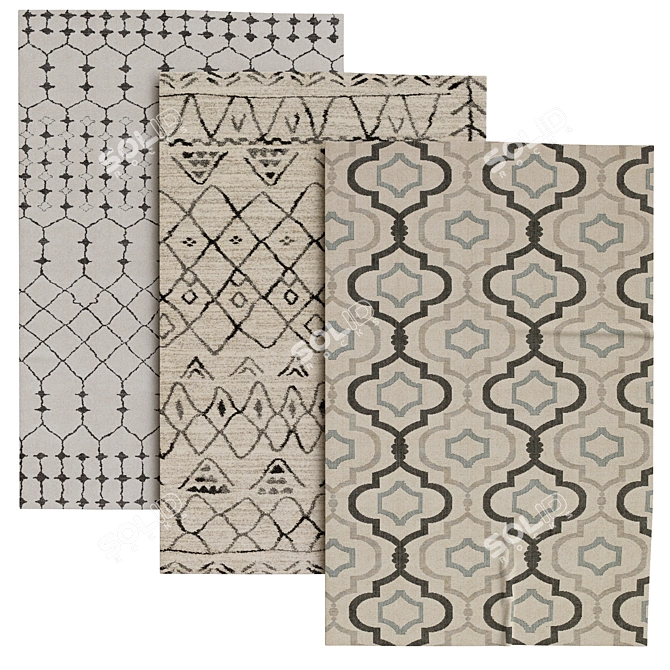 3D Max Rugs - Trio Designs 3D model image 1