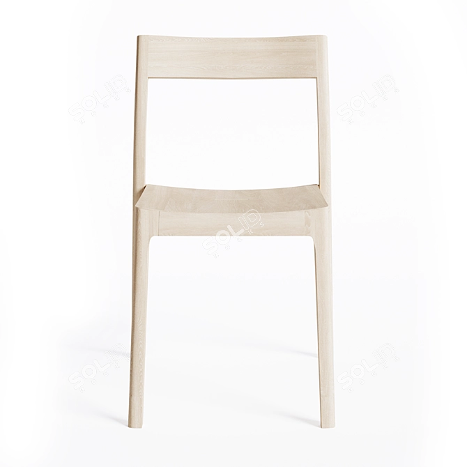 Isokon Plus Modern Ballot Chair 3D model image 6