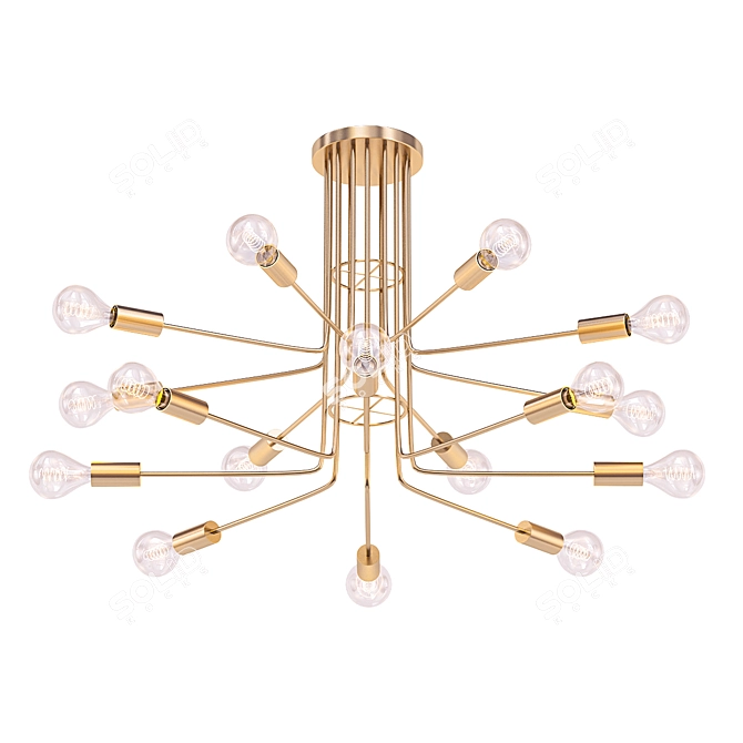 Astro Ceiling Light: Modern Elegance 3D model image 1