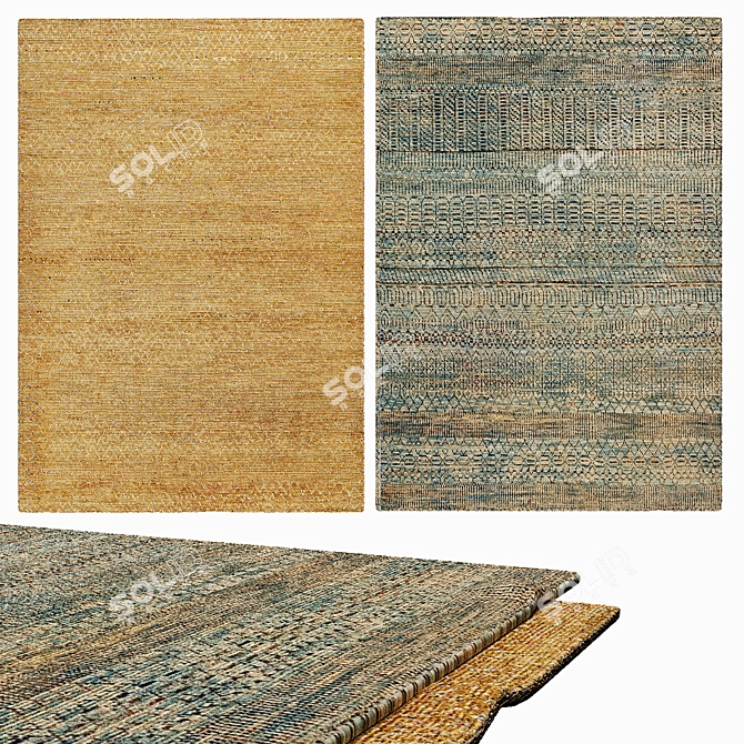 Luxury Home Décor Carpets 3D model image 1