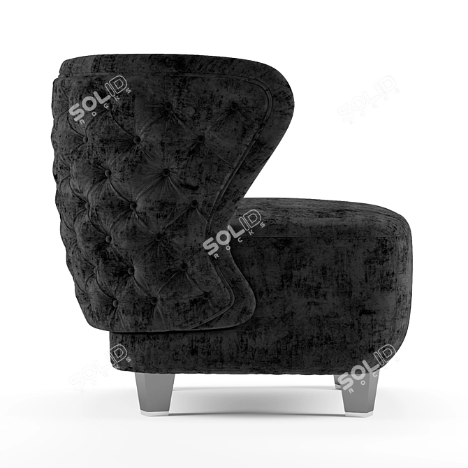 Elegant Heritage Annabelle Armchair 3D model image 3