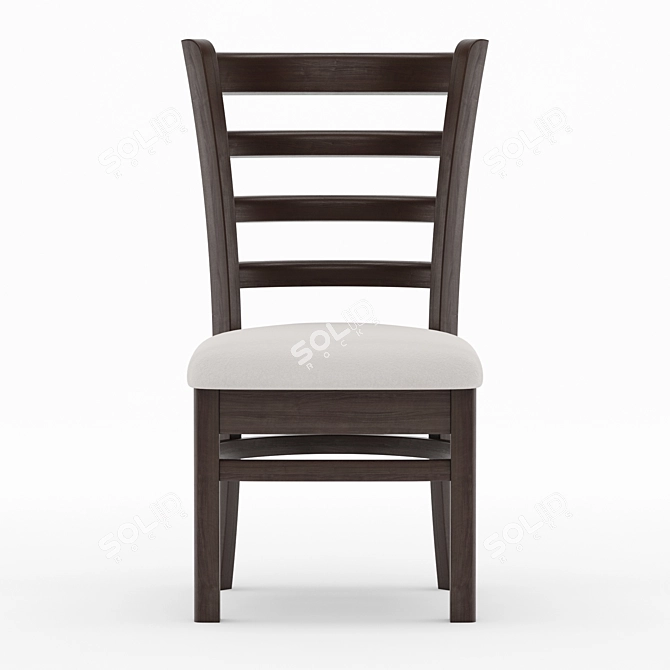 Modern Dallas Side Chair 3D model image 2