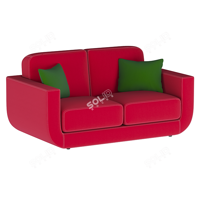Nè Nest-Inspired Sofa 3D model image 1
