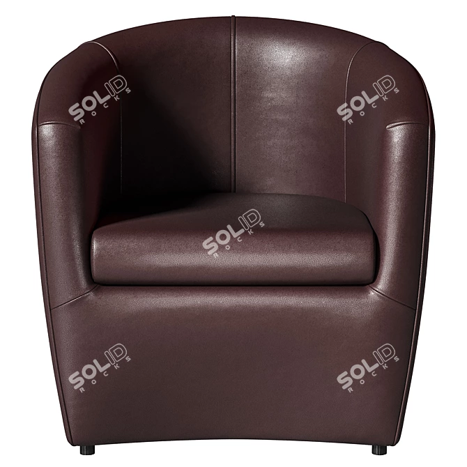 Modern Jess Armchair: Stylish and Comfortable 3D model image 4