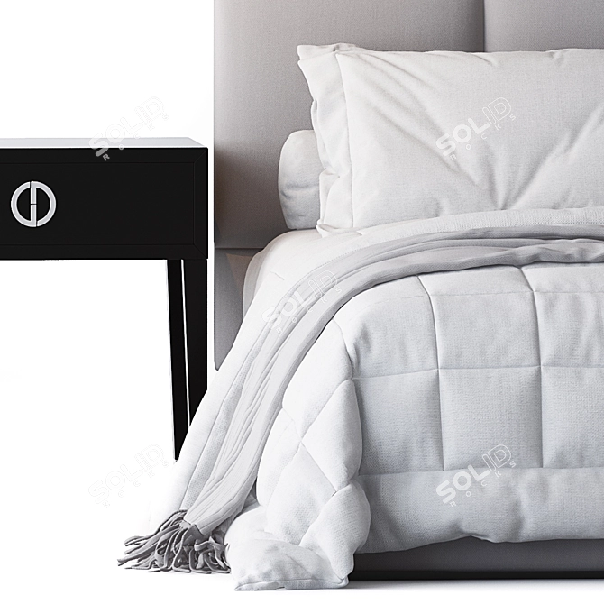 Sofa & Chair Co. Bed 3D model image 3